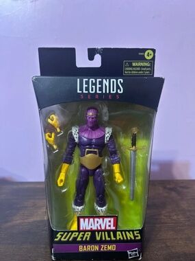 Hasbro Marvel Legends Series Super Villians Baron Zemo Exclusive Collectible NWT